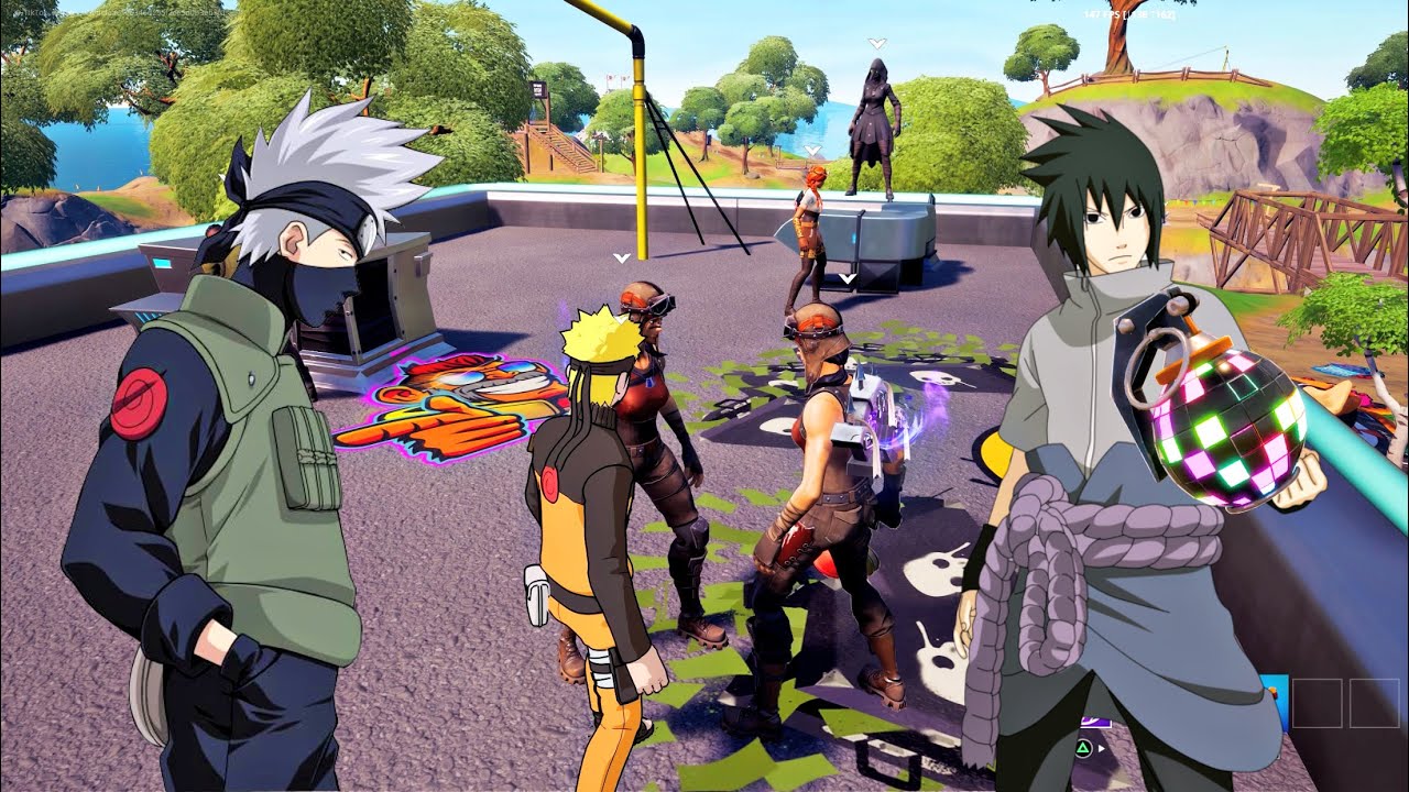 Emote Battles With Naruto Skins | Party Royale