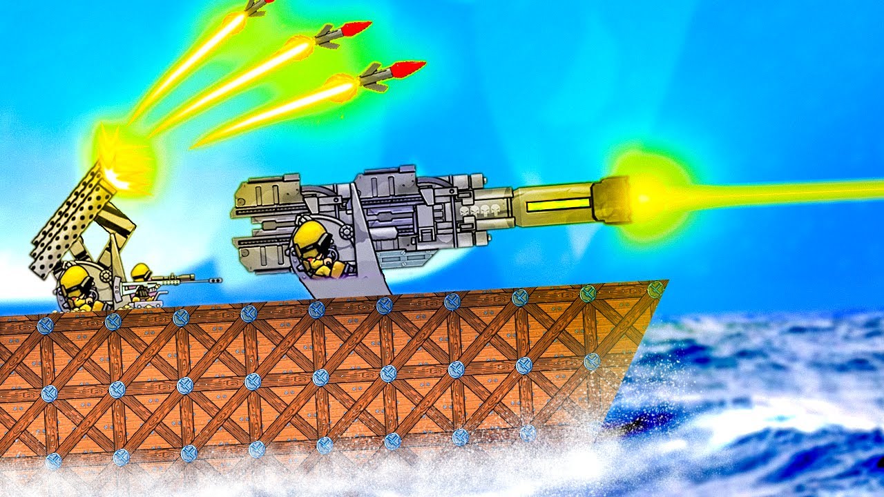 New Rail Gun and Katyusha Rocket Are The Most Powerful Weapons in Forts!