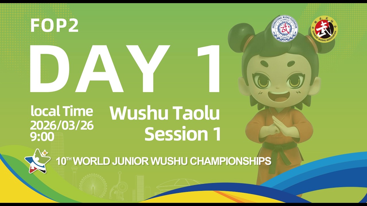 10th World Junior Wushu Championships Day 1 Taolu 2