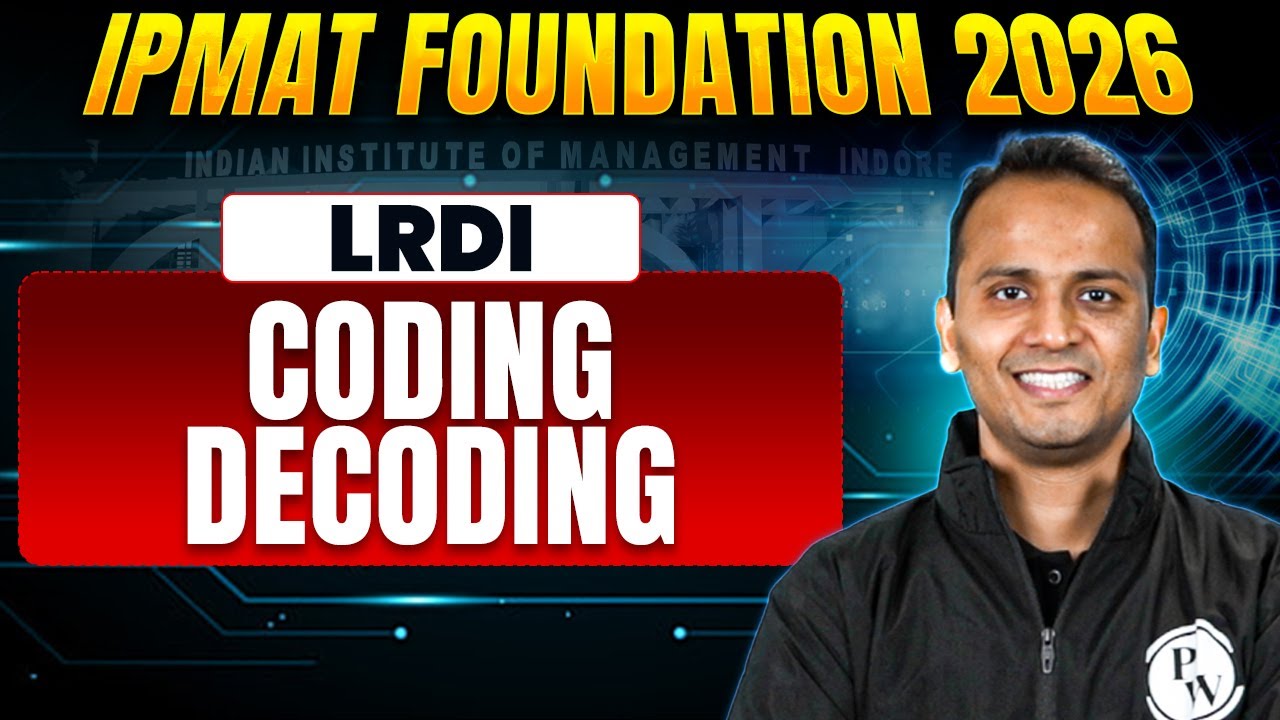 Coding & Decoding | LRDI | IPMAT 2026 FOUNDATION