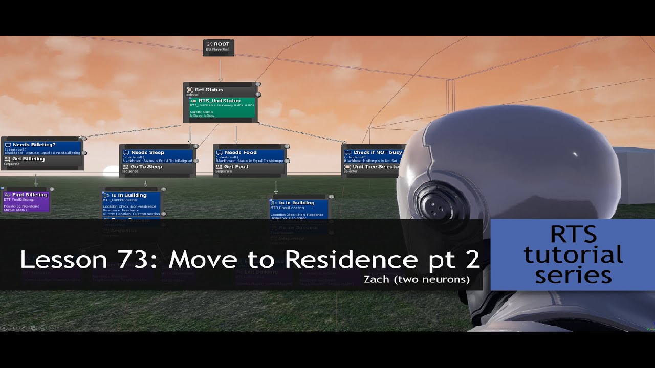 8.73 AI - move to location (Part 2)  [UE4 - RTS Tutorial]