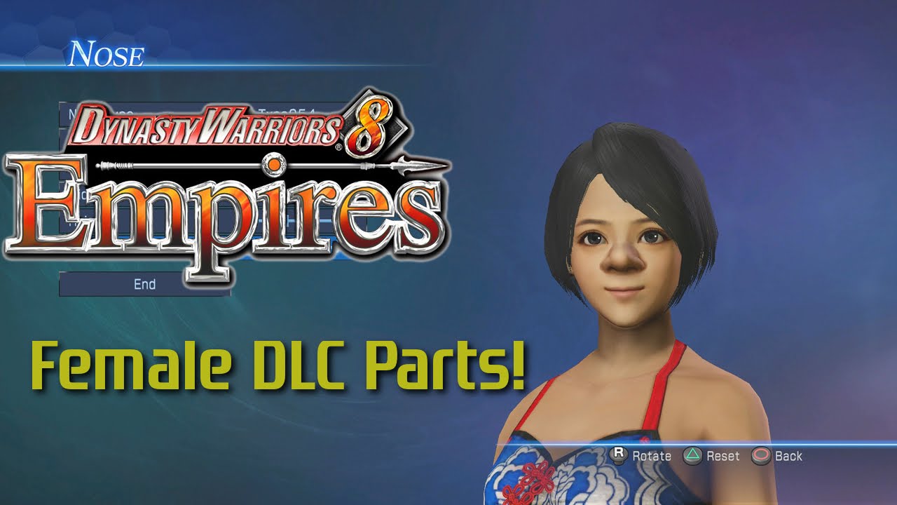 Dynasty Warriors 8 Empires | DLC for Female CAW