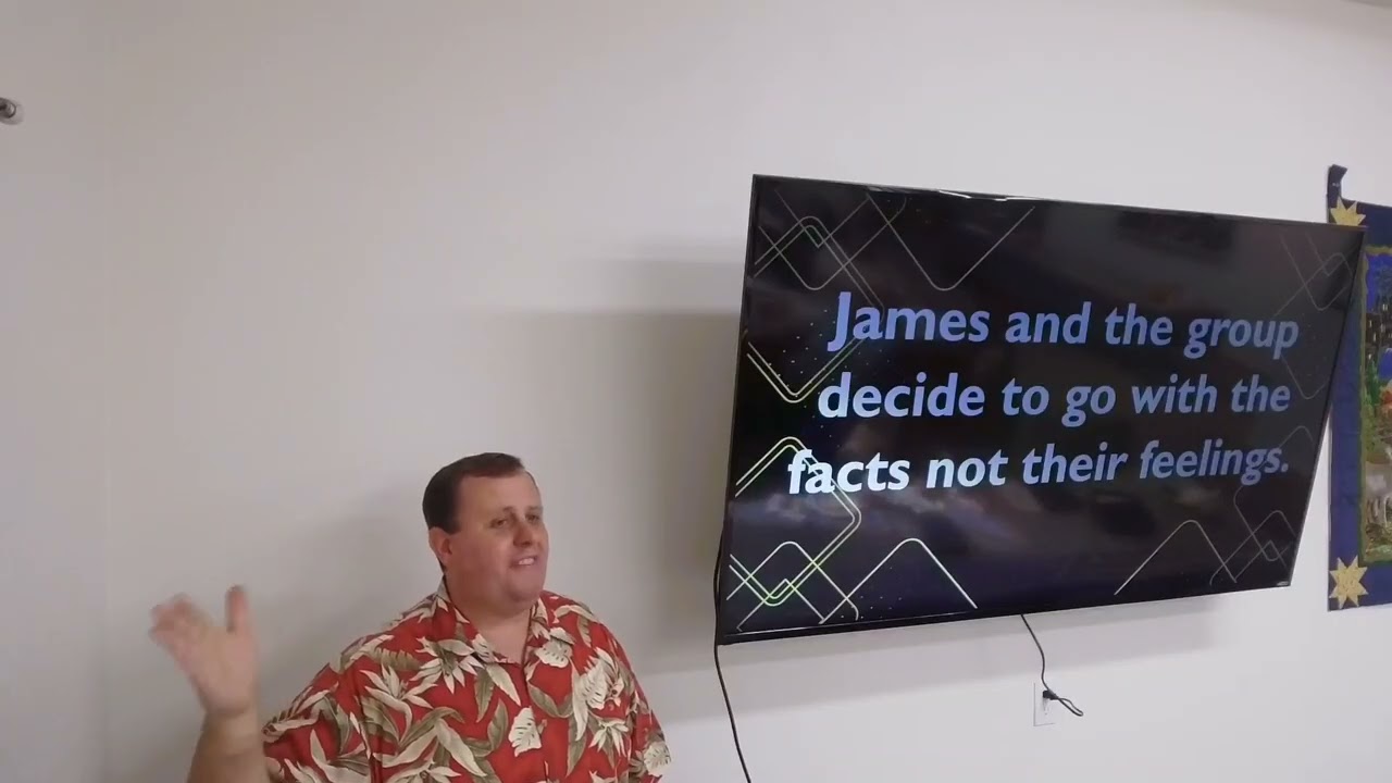 The church handles a disagreement.