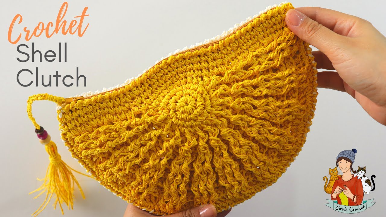 Crochet Shell Clutch /  Bag Tutorials
