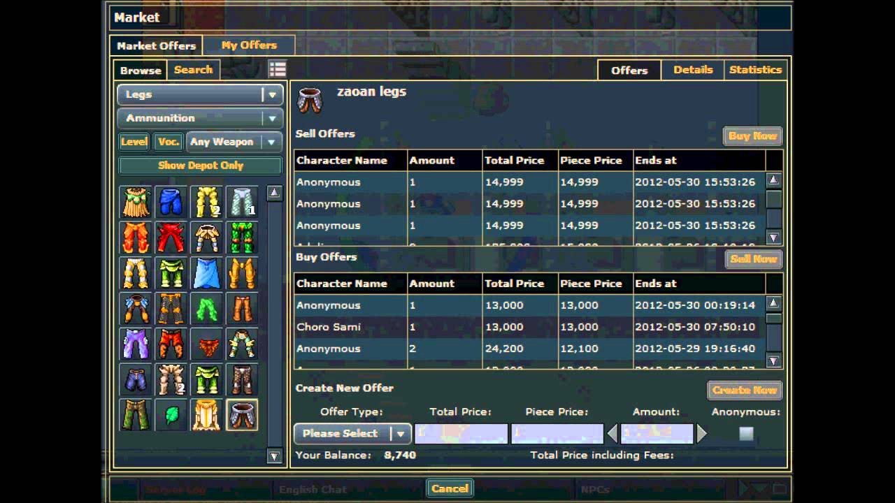 BOOTS OF HASTE TEST Tibia!!! [BOH]