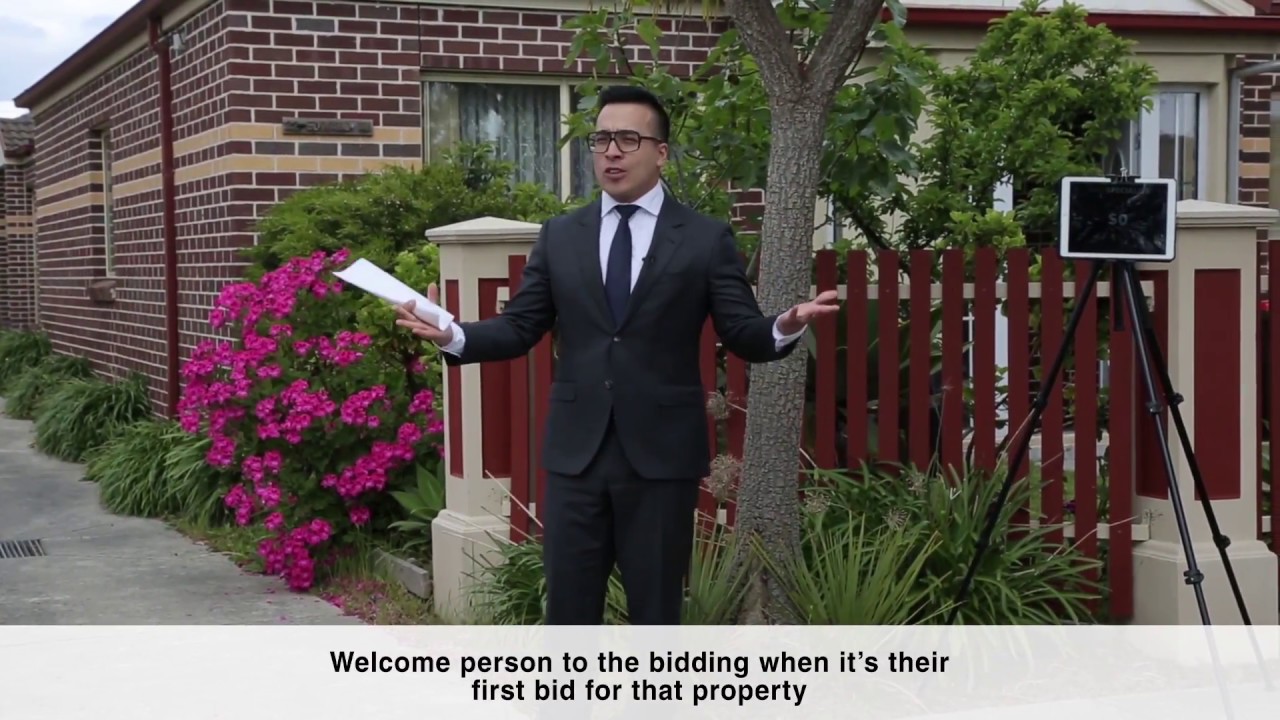 Auction Tutorial - Michael Choi - Melbourne Real Estate Training