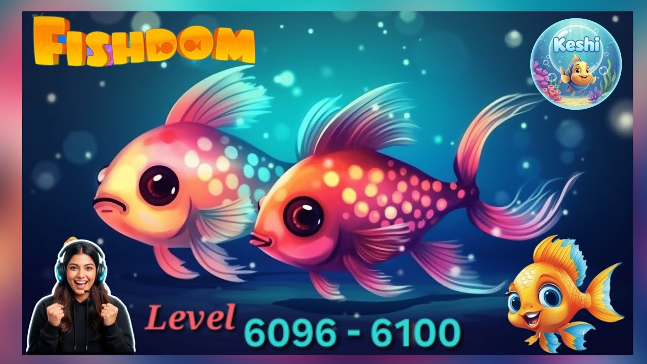 FISH DOM | Level 6096 to 6100 | Gaming_With_Keshi 🐬🐳