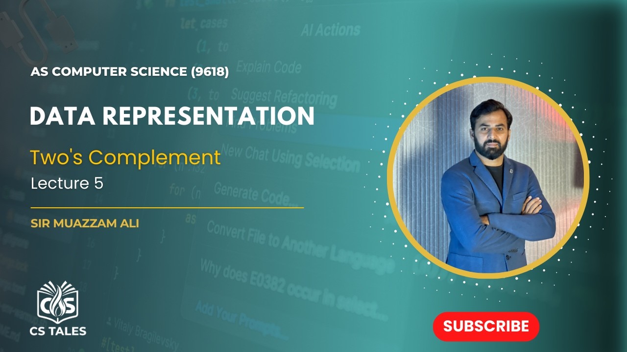 AS CS (9618) | Data Representation | Two's Complement | Lecture 5 | Paper 1