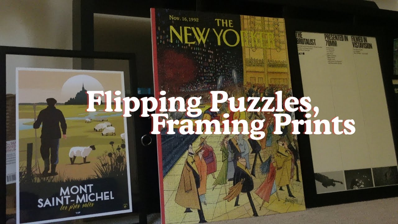 Flipping Puzzles, Framing Prints