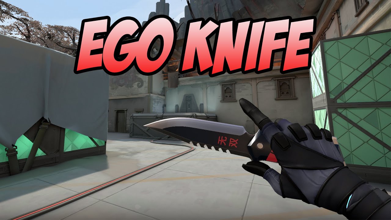 RED EGO KNIFE SKIN SHOWCASE (EGO MELEE) -  VALORANT EGO SKINS