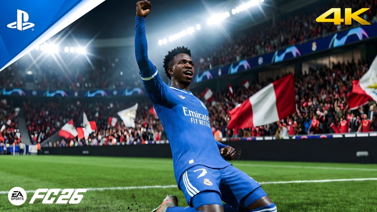 FC 26 - Benfica vs. Real Madrid - UEFA Champions League 25/26 PlayOff | Ft. Vini Jr, Mbappe | PS5™