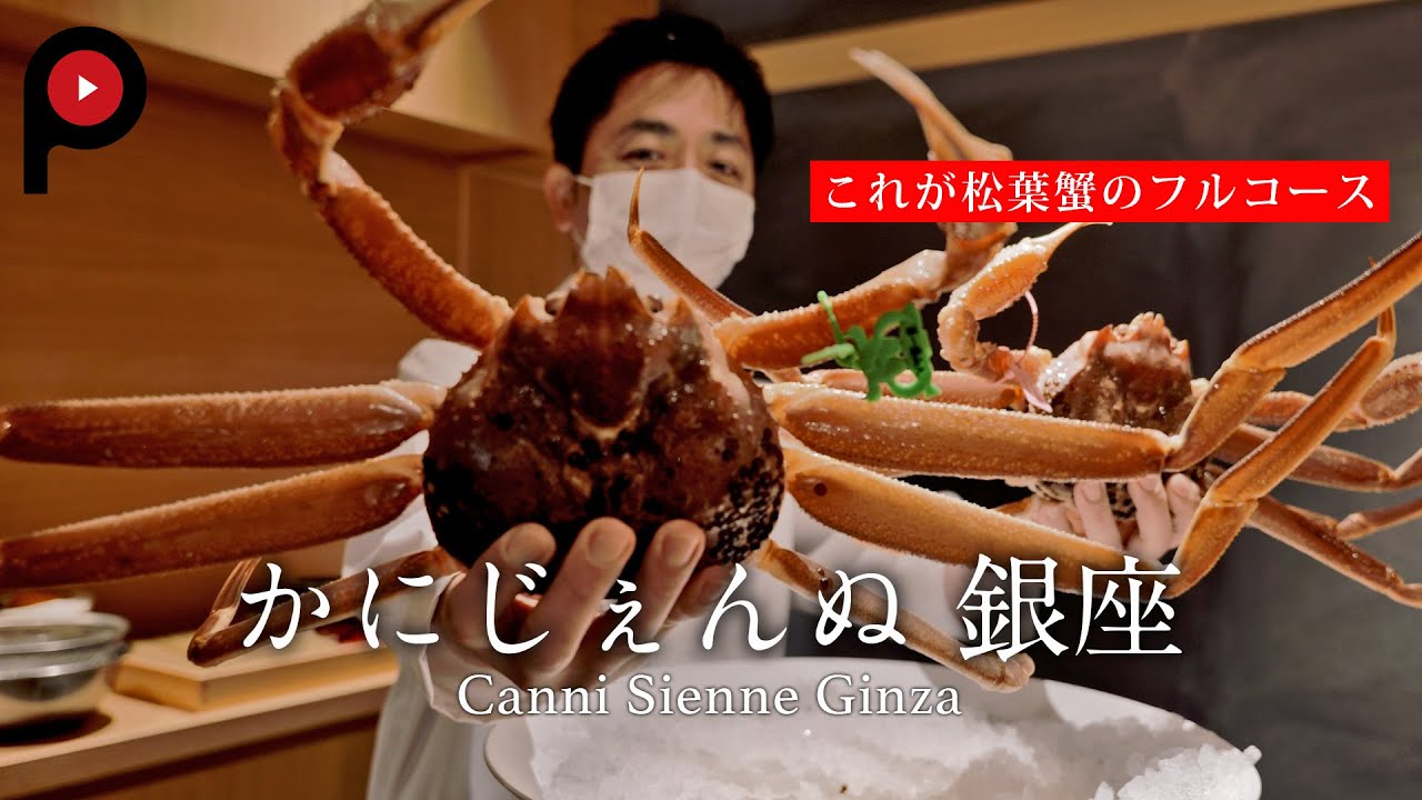 かにじぇんぬ 銀座【これが松葉蟹のフルコース】Fall in love with Snow Crab Tonight | Canni Sienne Ginza