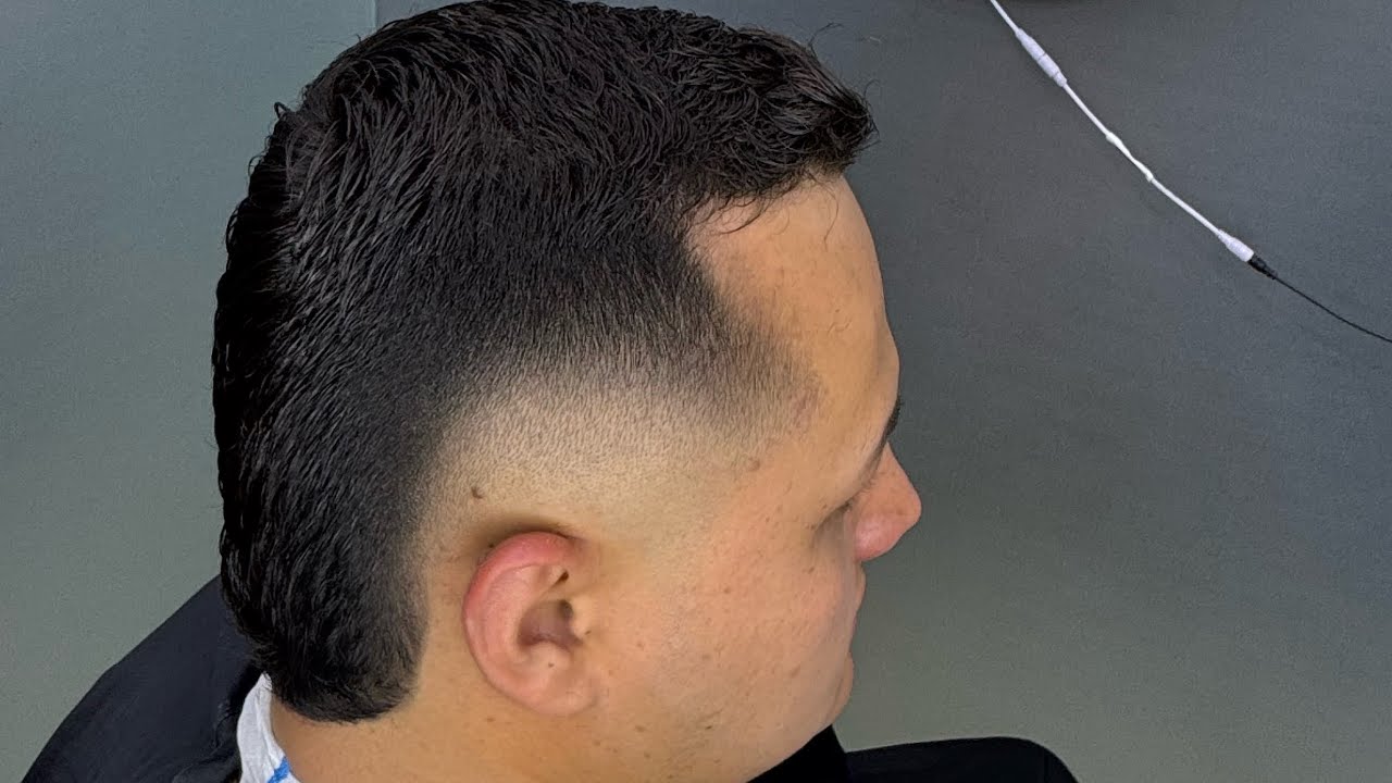 Corte estilo 7 desvanecido oscuro Observa paso a paso #shorts #tutorial