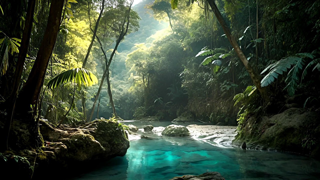 Rainforest Nature Sounds 🌧️ Tropical Forest Ambience for Deep Sleep & Relaxation