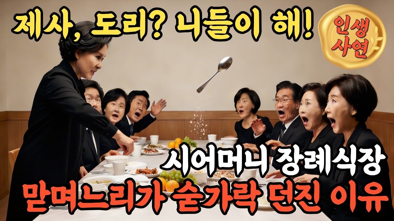 장례 치르자마자 ‘다음 제사’ 추가? 맏며느리 파업 선언합니다