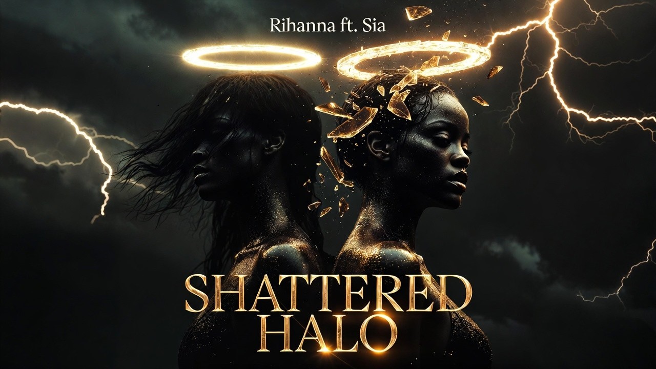 Rihanna ft. Sia -  Shattered Halo (Lyrics Video)
