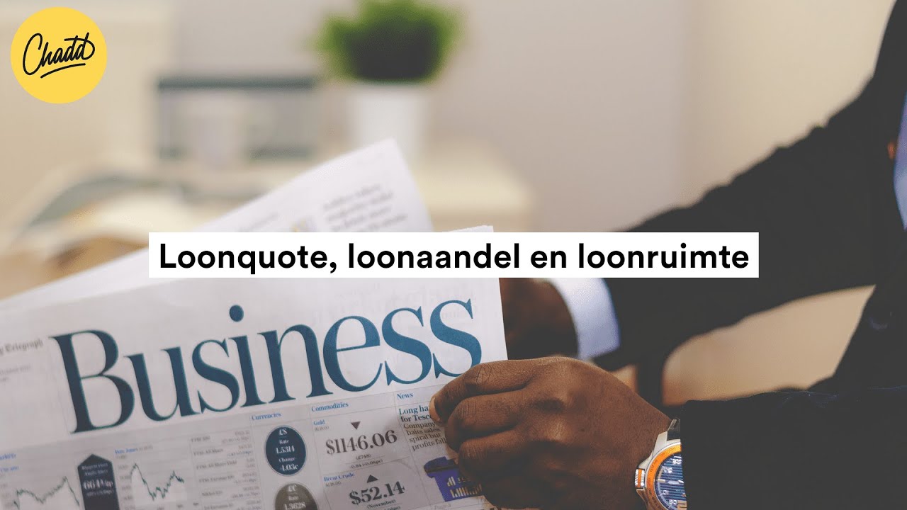 Loonquote, loonaandeel en loonruimte: wat houdt het in? - Mr. Chadd Academy