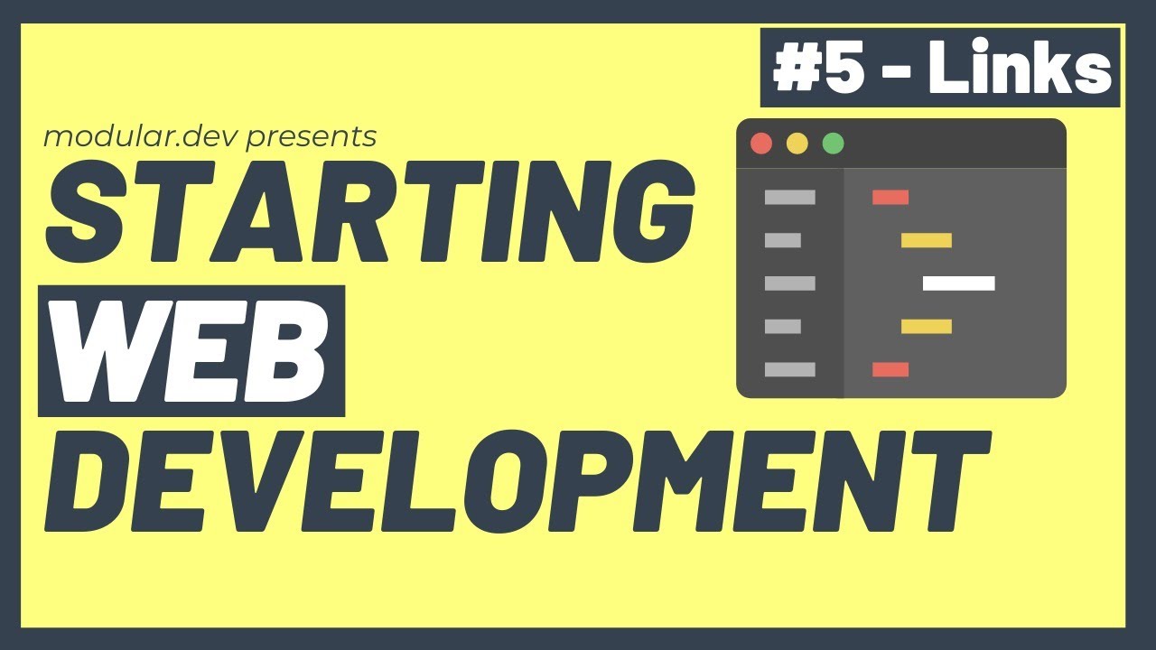 Starting Web Development - Part 5 (Links)