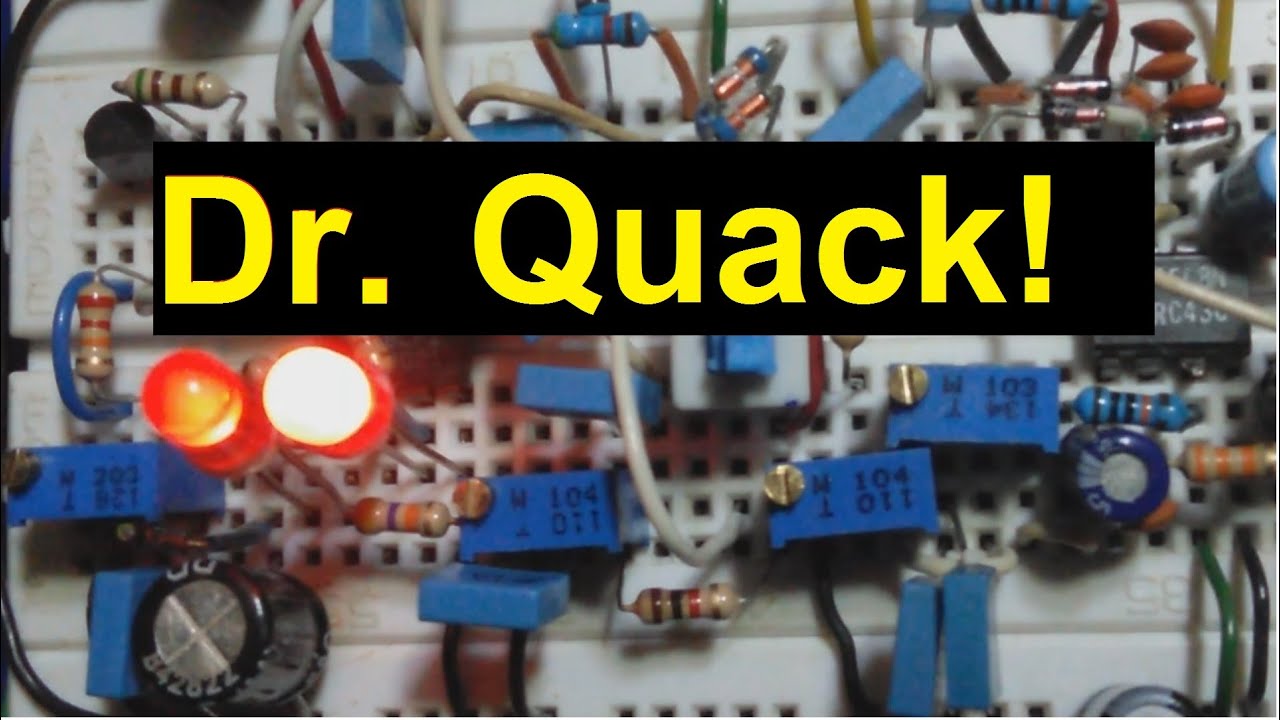 Dr. Quack guitar envelope filter pedal circuit