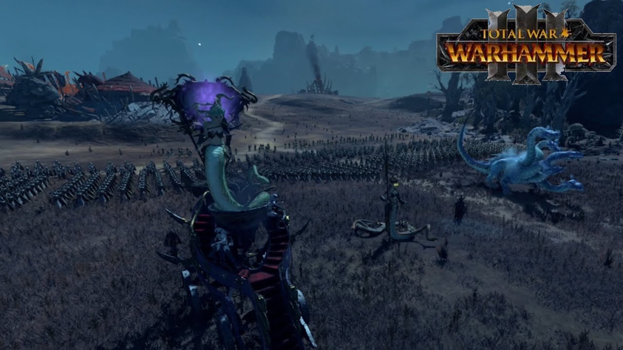 Dunkelelfen VS Imperium ⚔️ Total War: Warhammer 3 Cinematic Battle deutsch