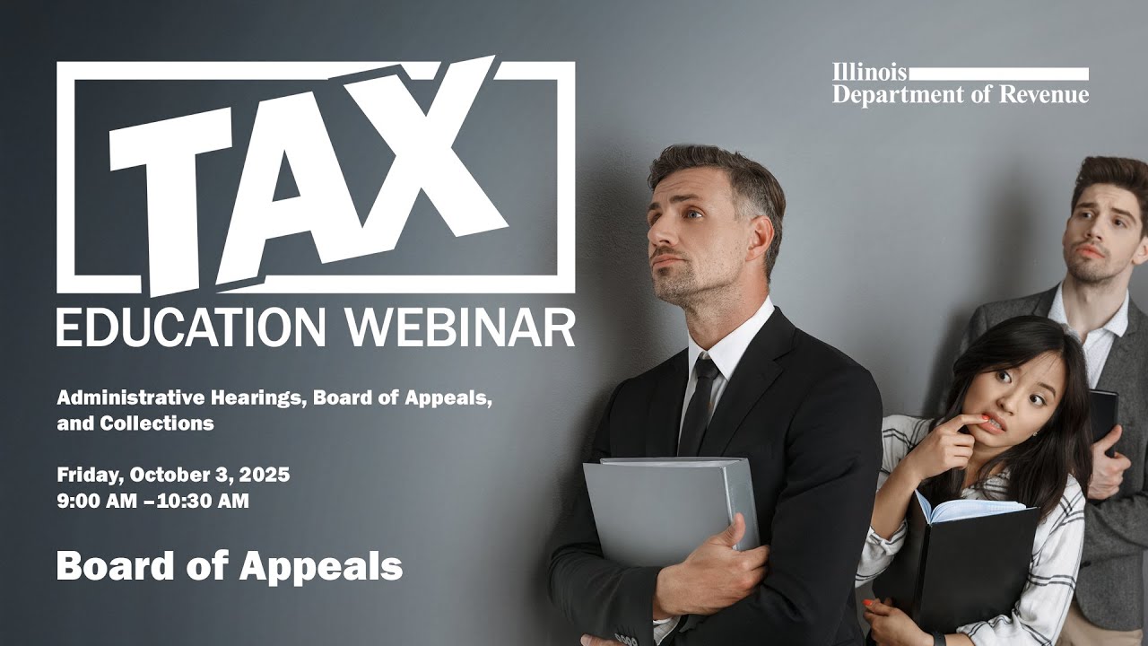 Tax Education Webinar - Board of Appeals