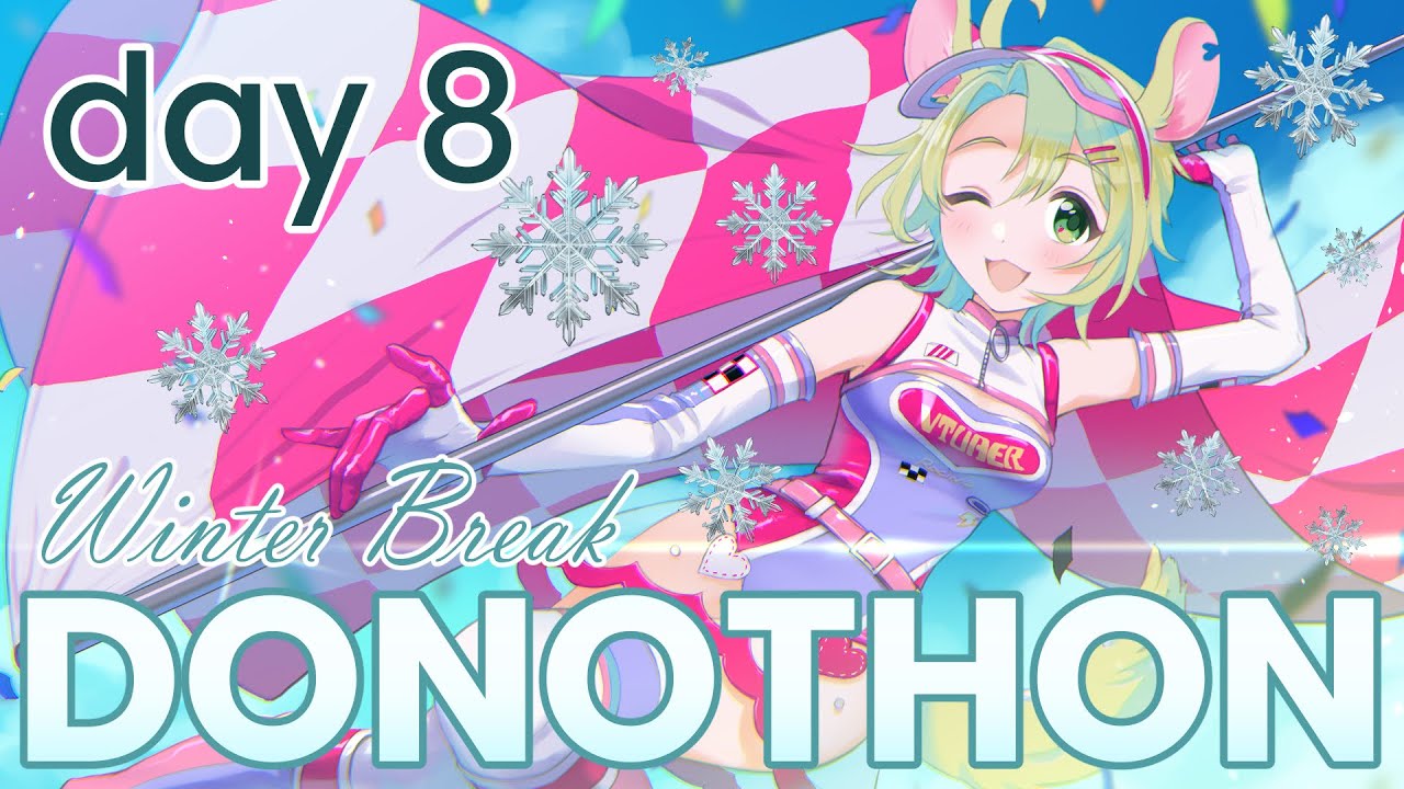 【Winter Break Donothon Day 8】 give it up for 1 week, yall!!! 1 week of donothon!!!