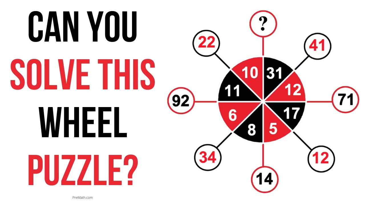 Can You Solve this Wheel Puzzle? | Easy Explanation