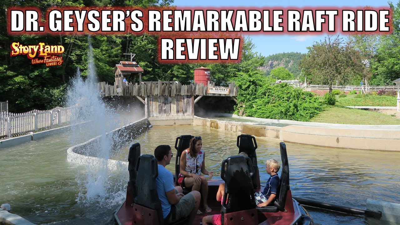 Dr. Geyser's Remarkable Raft Ride Review, Story Land Hopkins Water Ride | Most Unique Rapids Ride?