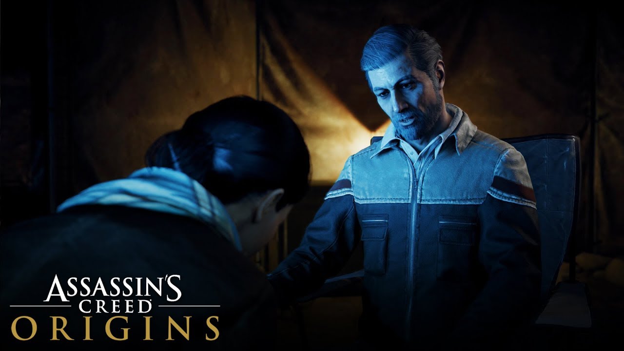 Assassin's Creed Origins - Desmond Mile's Father Is Alive! (Meeting William Miles Scene)