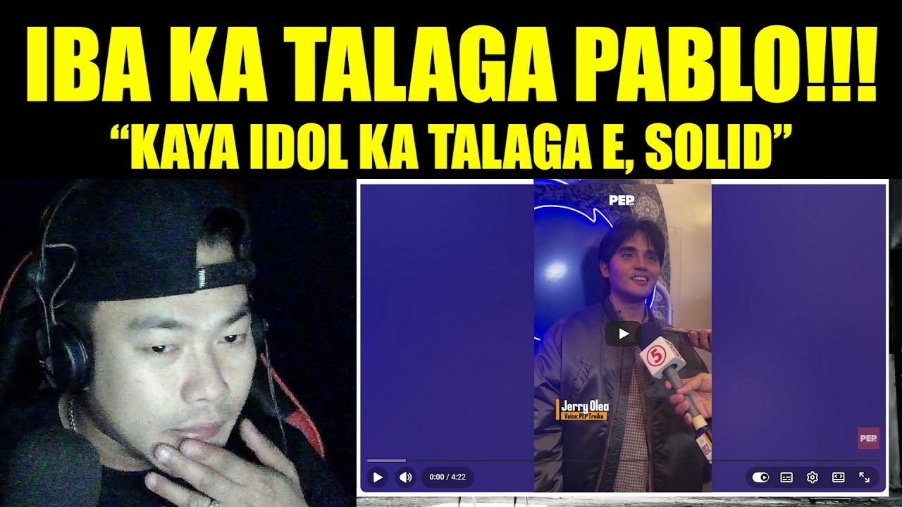 THE BEST PINUNO! | SB19 Pablo binalikan ang panahong ni-reject siya | REACTION VIDEO