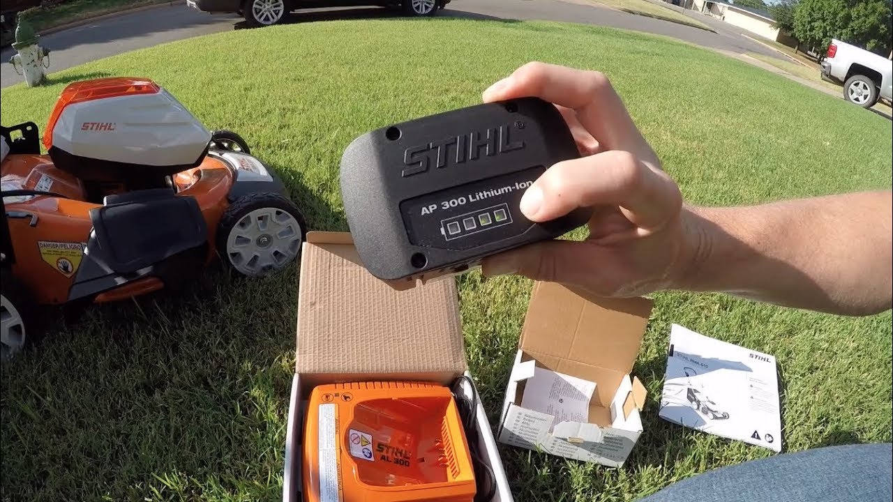Should you buy a Battery Powered Lawn Mower? Stihl RMA 510 First Run Raw Review