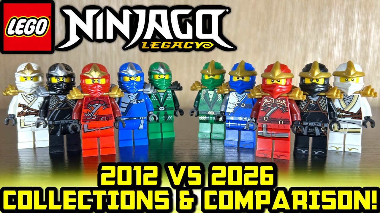 Все 5 фигурок Ninjago Legacy 2026 ZX Ninja! 🐲 Полная коллекция и сравнение с фигуркой ZX Ninja 20...