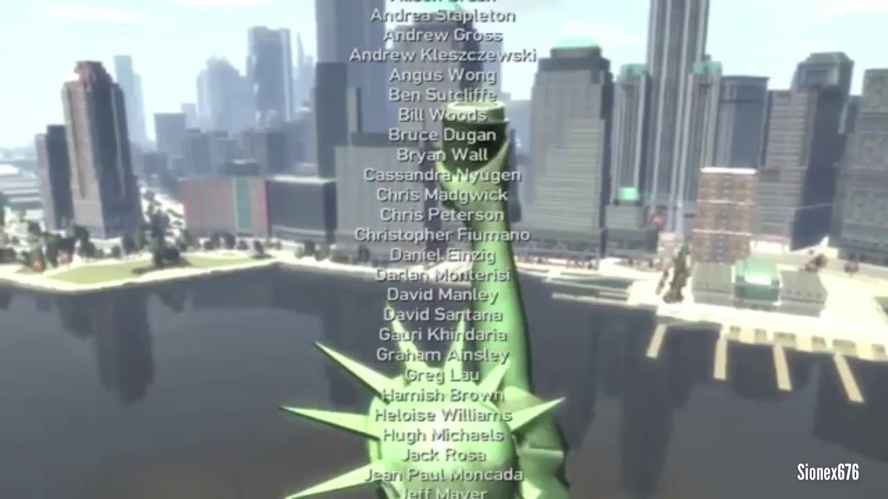 Grand Theft Auto IV - End Credits with Music