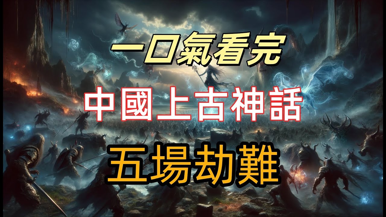盤點中國上古神話五大劫難：遠古神魔亂舞，人族卑微如狗！巫妖血戰、封神亂世！從神魔爭霸到人族崛起！三界血雨腥風！盤點洪荒神話五次毀滅大劫，盤古、鴻鈞、羅睺，誰才是五大劫的幕後黑手？