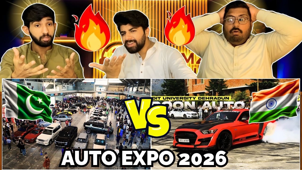 Reaction On Supercars Drift Show @ LPU AutoStyle Expo 2025 | धमाका | Pakistani Reaction 😯