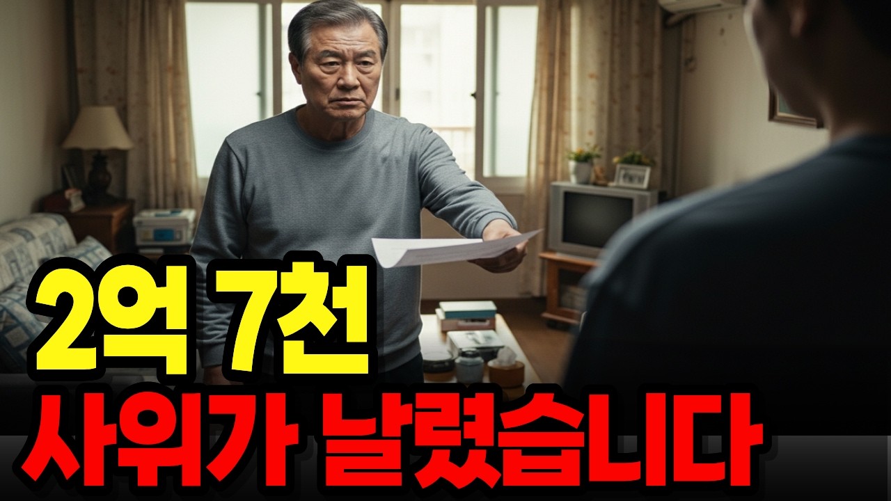 [노후 자금 사연] 저 사위입니다. 2억7천을 날렸습니다 | 오디오북 | 노후사연 |