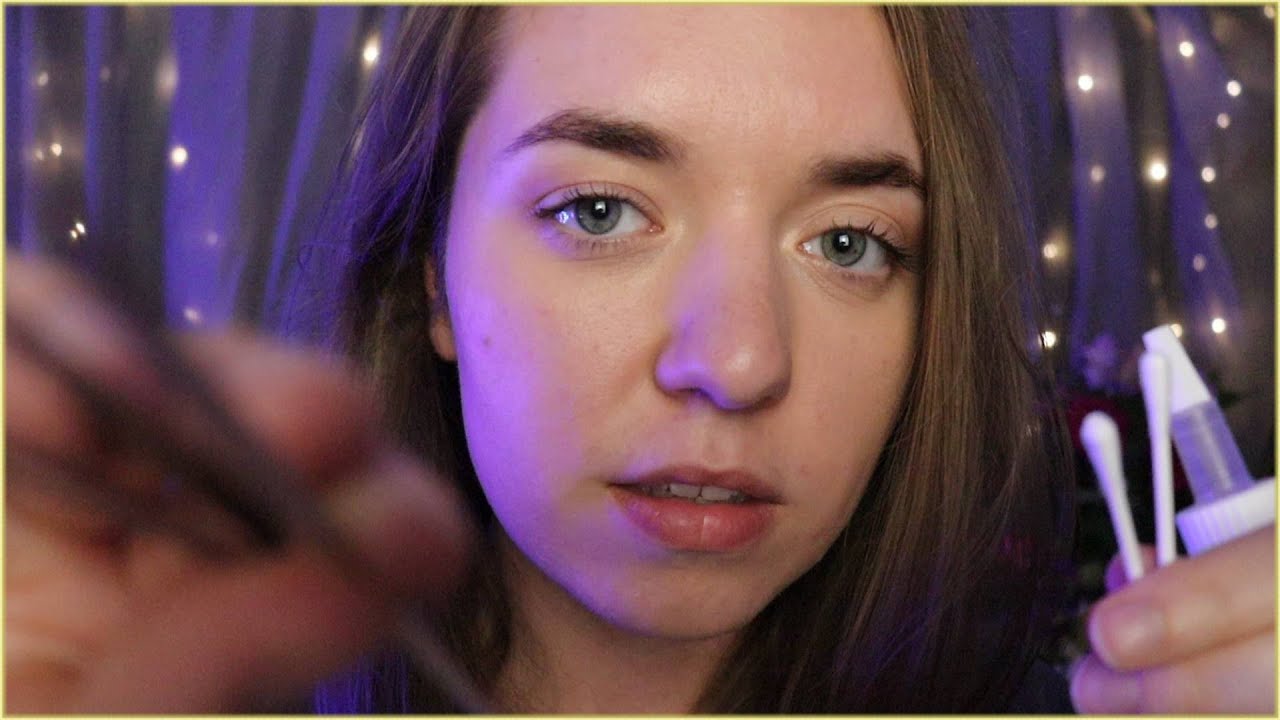 Relaxační čištění a masáž uší ASMR CZ (binaurální)