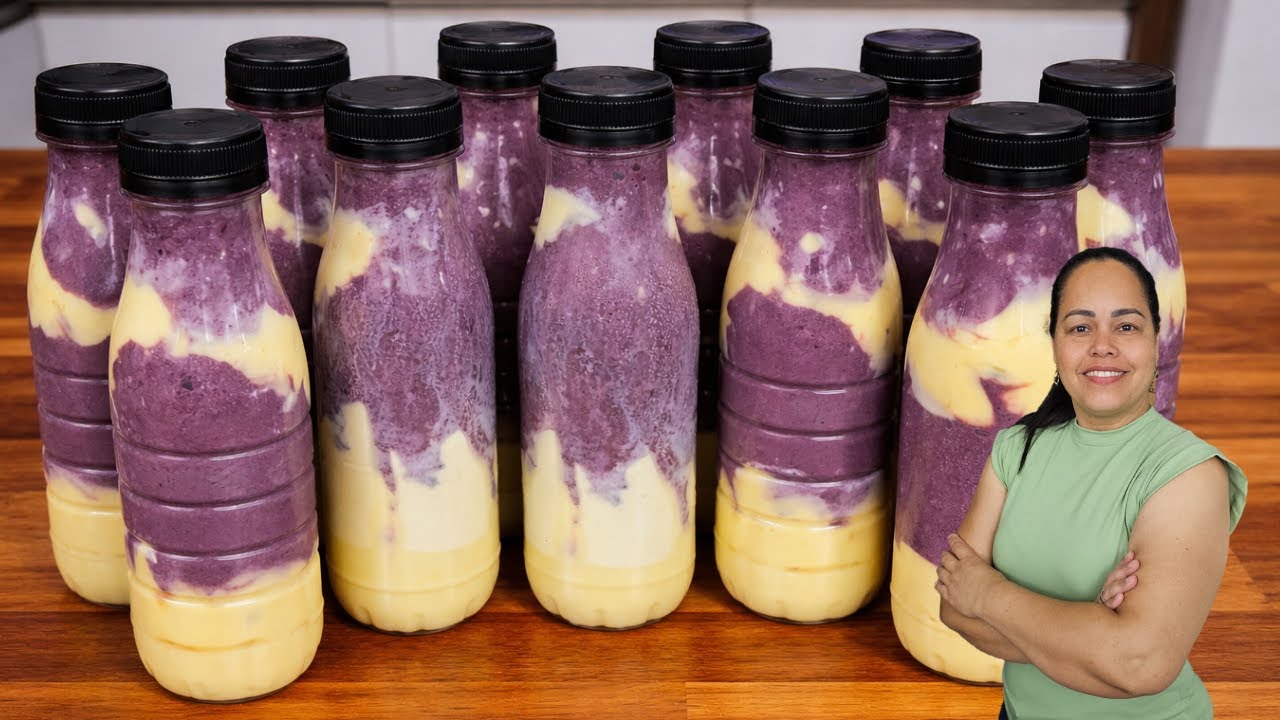 AÇAÍ NA GARRAFA PARA VENDER - SUPER CREMOSO, FÁCIL E MUITO LUCRATIVO - Priscila Pinho