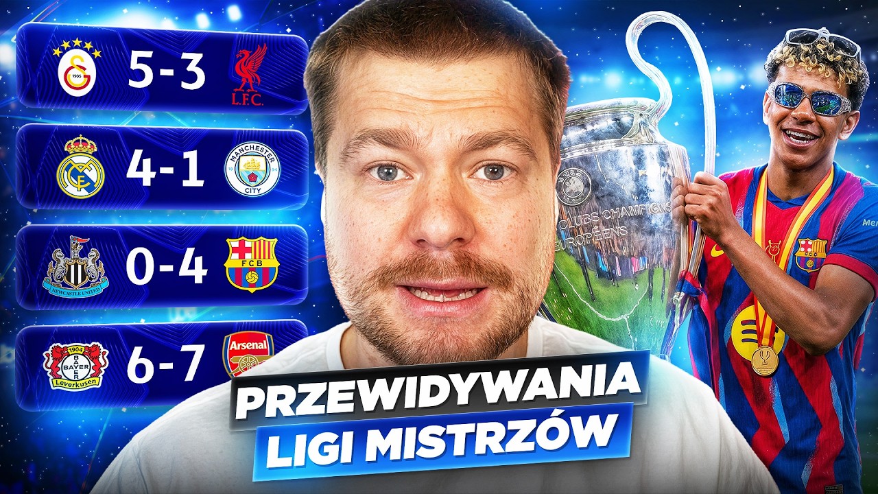 ONI WYGRAJĄ LIGĘ MISTRZÓW! MOJE PRZEWIDYWANIA!