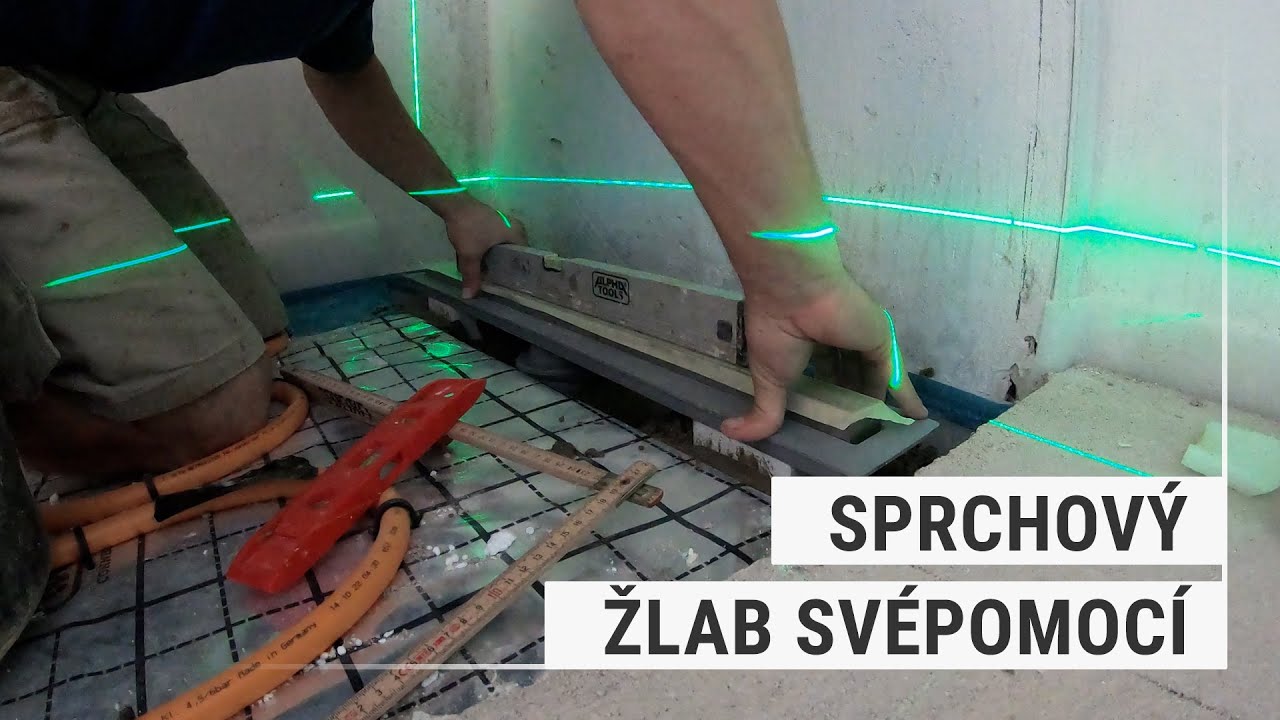 Instalace sprchového žlabu | #101 Stavba domu svépomocí