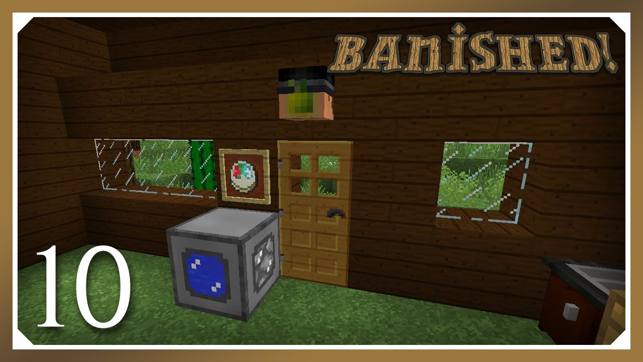 Minecraft Banished Modpack | Cobblestone Generator | E10 (Harsh Survival Minecraft 1.10.2)