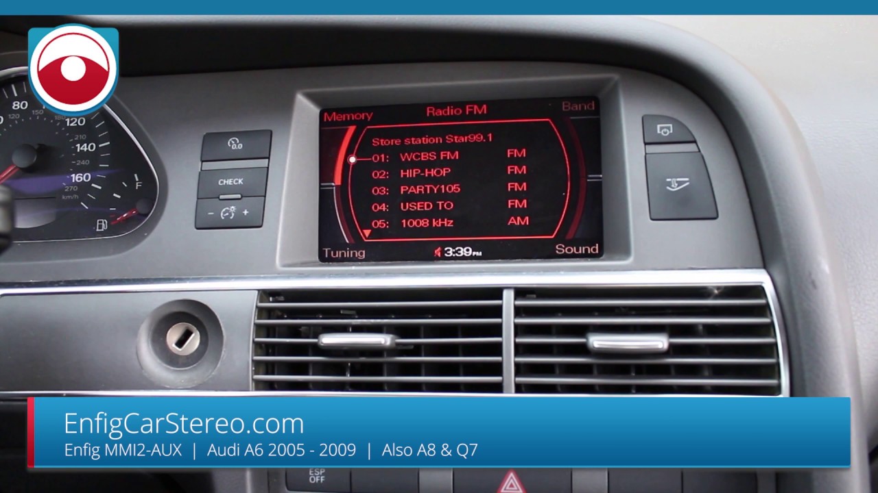 AUX Install Audi A6 05-09 MMI2 - Also for A8 & Q7