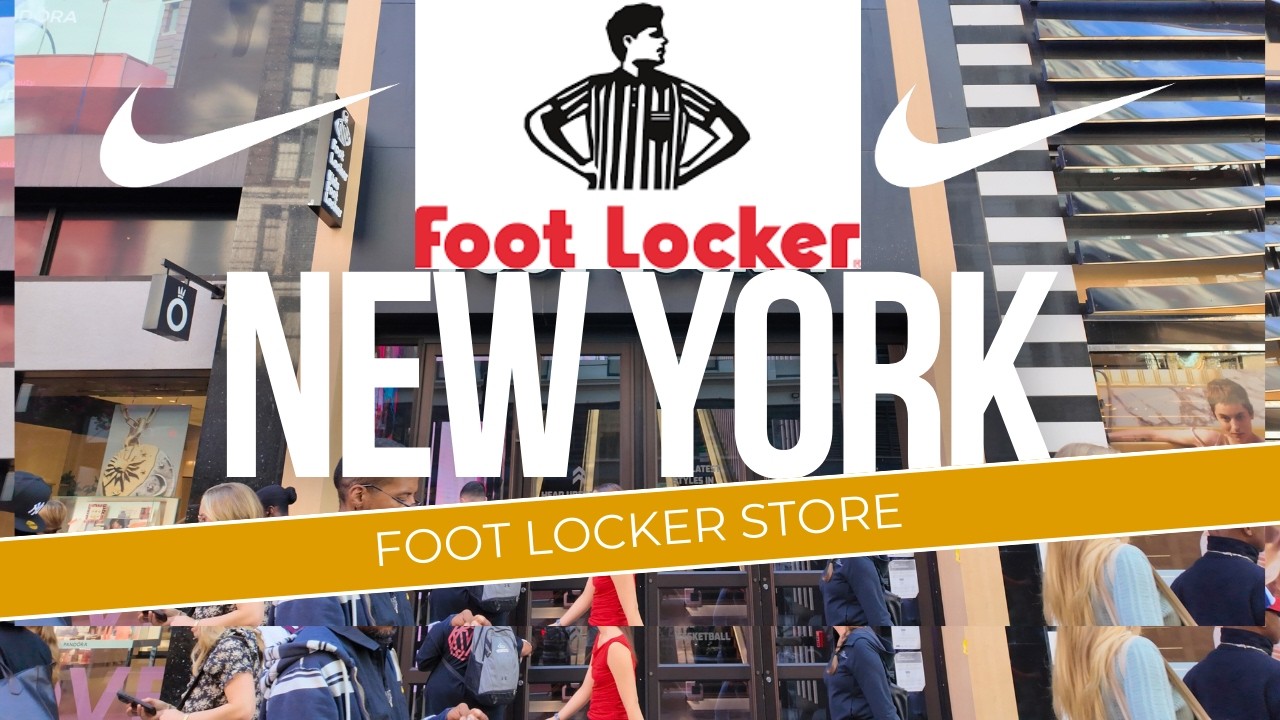 Inside FOOT LOCKER STORE New York City: 34th Street