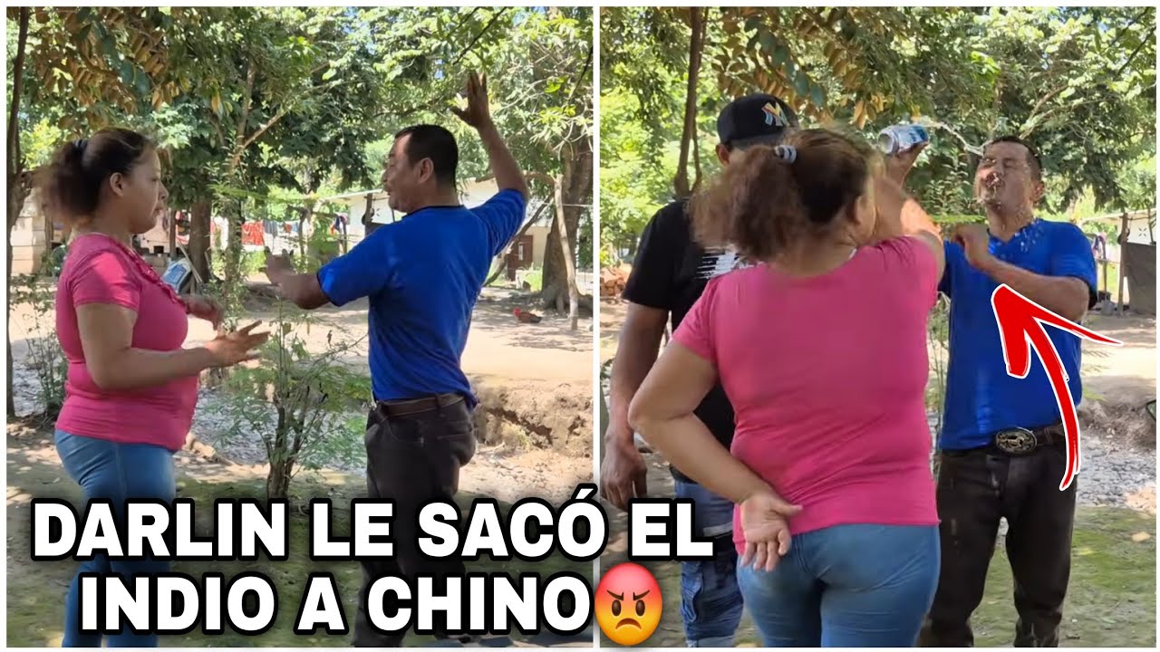 Chino bien bo.lo nonle Importó que fuera Mujer le Regresó el Vrgazo a Darlin enfrente D Todos