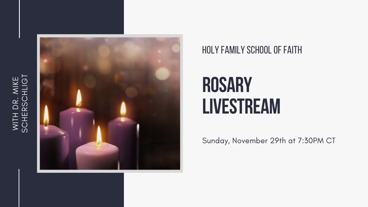 Rosary Livestream - Prepare or else!