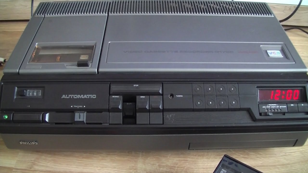 Philips N1700, az első házi kazettás képmagnó