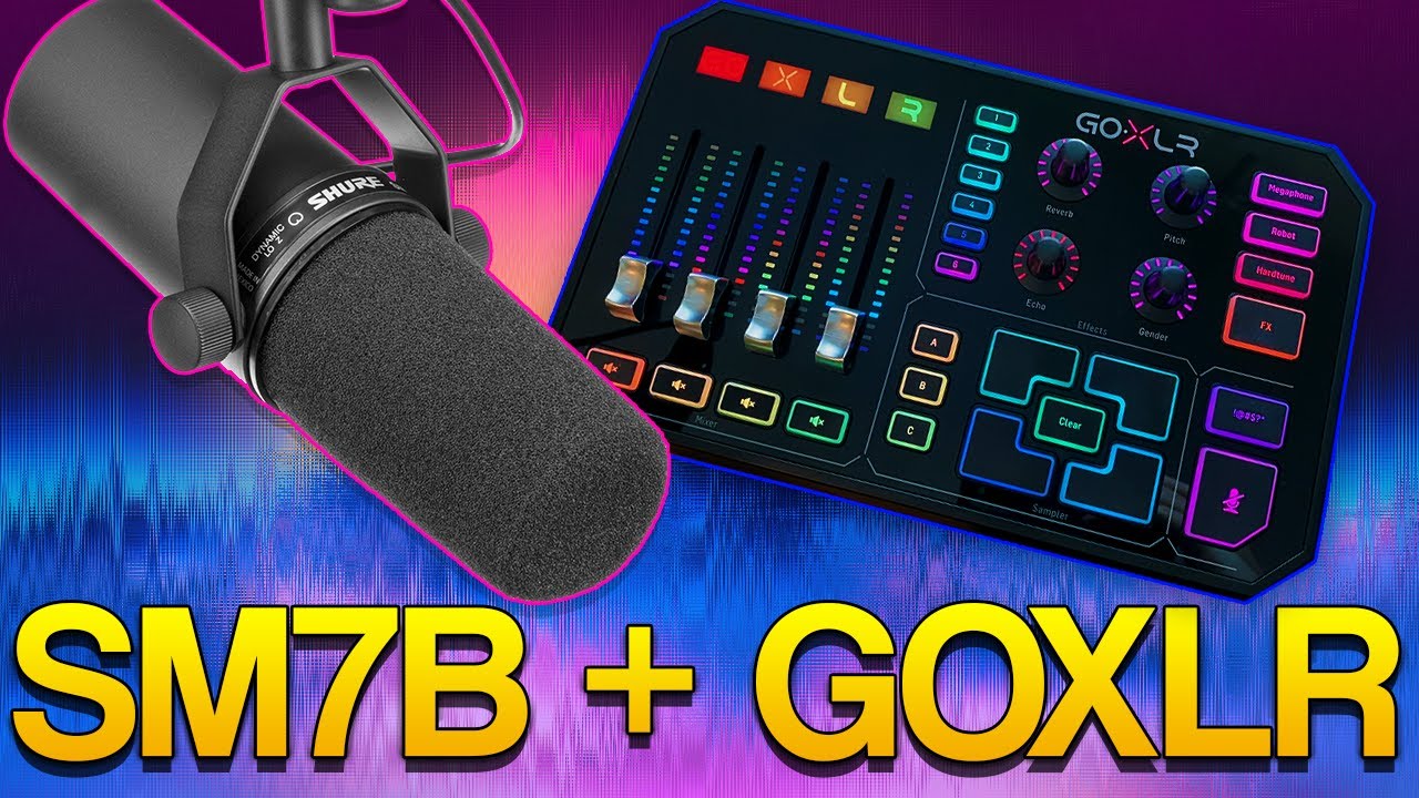 Shure SM7B & GoXLR - Review, Settings, and Test (No Cloudlifter!)