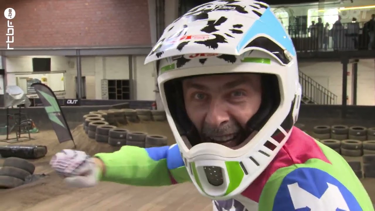 RTBF sport op bezoek bij Edirt Park Mechelen