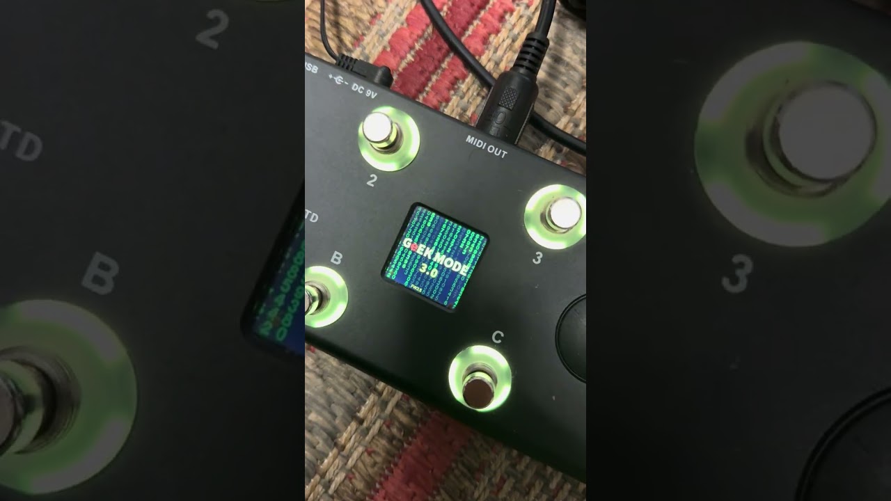 AxeFx MIDI cc scene select with MIDI Captain STD