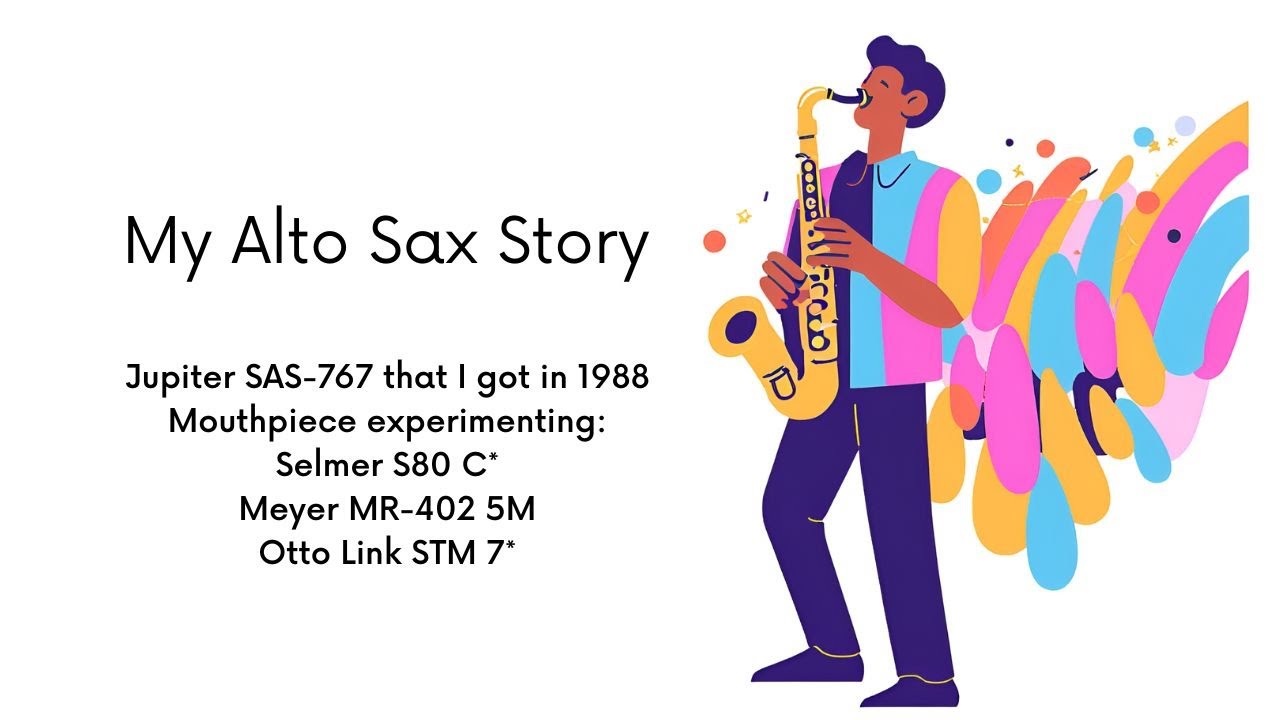 My Jupiter Alto Sax from 1988 - the story and some options.
